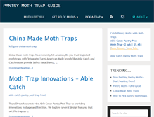 Tablet Screenshot of pantrymothtrap.com